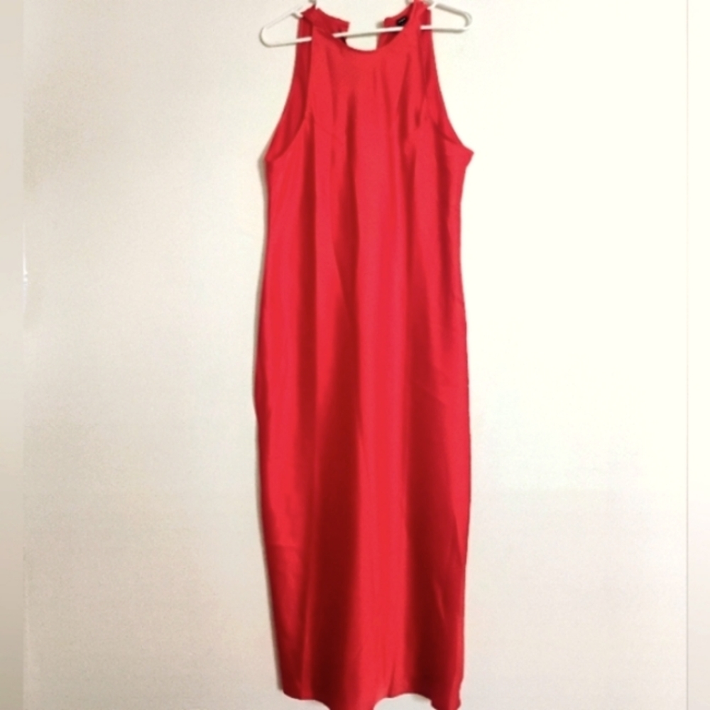 SHEIN Bold Red Sleeveless Maxi Dress XXL